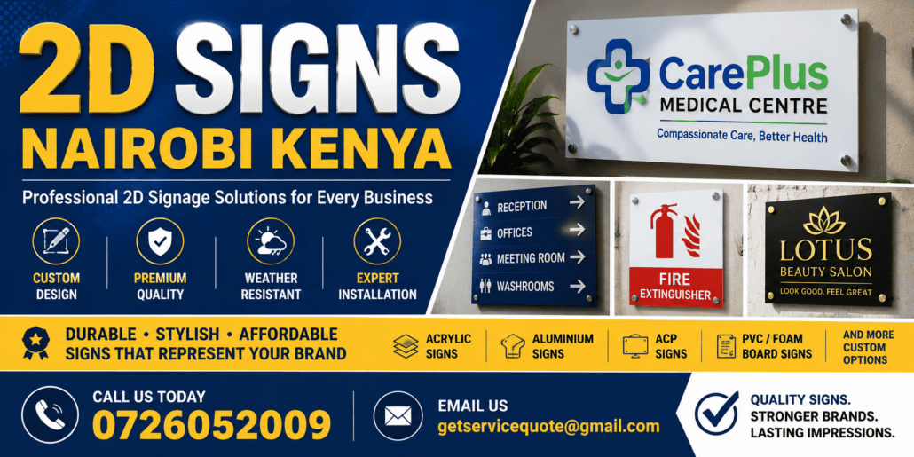 2D Signs 2D Signs