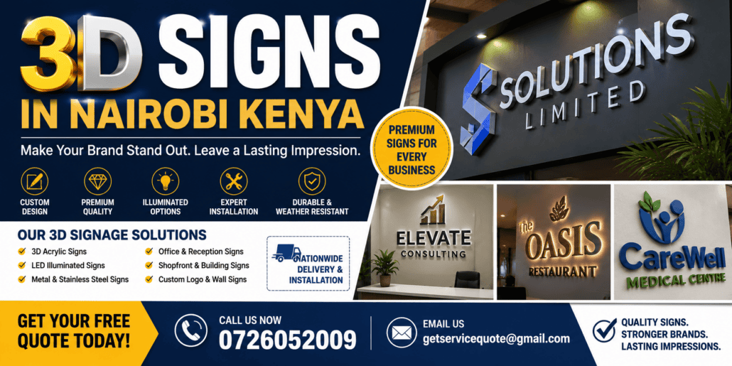 3d signs